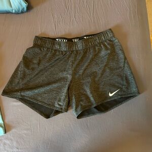 Nike Women's Charcoal Athletic Shorts